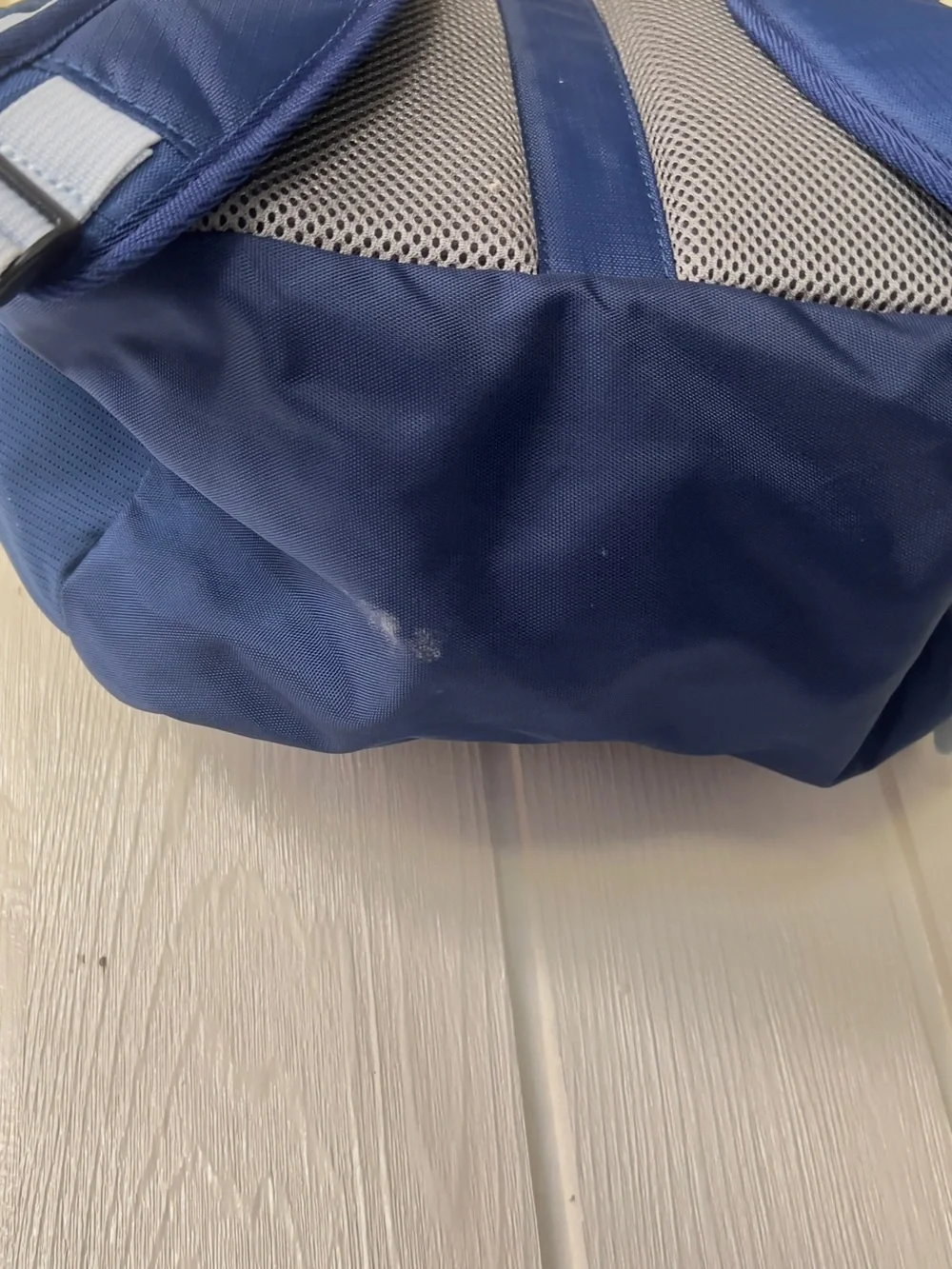chork Navy Backpack with Light Blue Accents